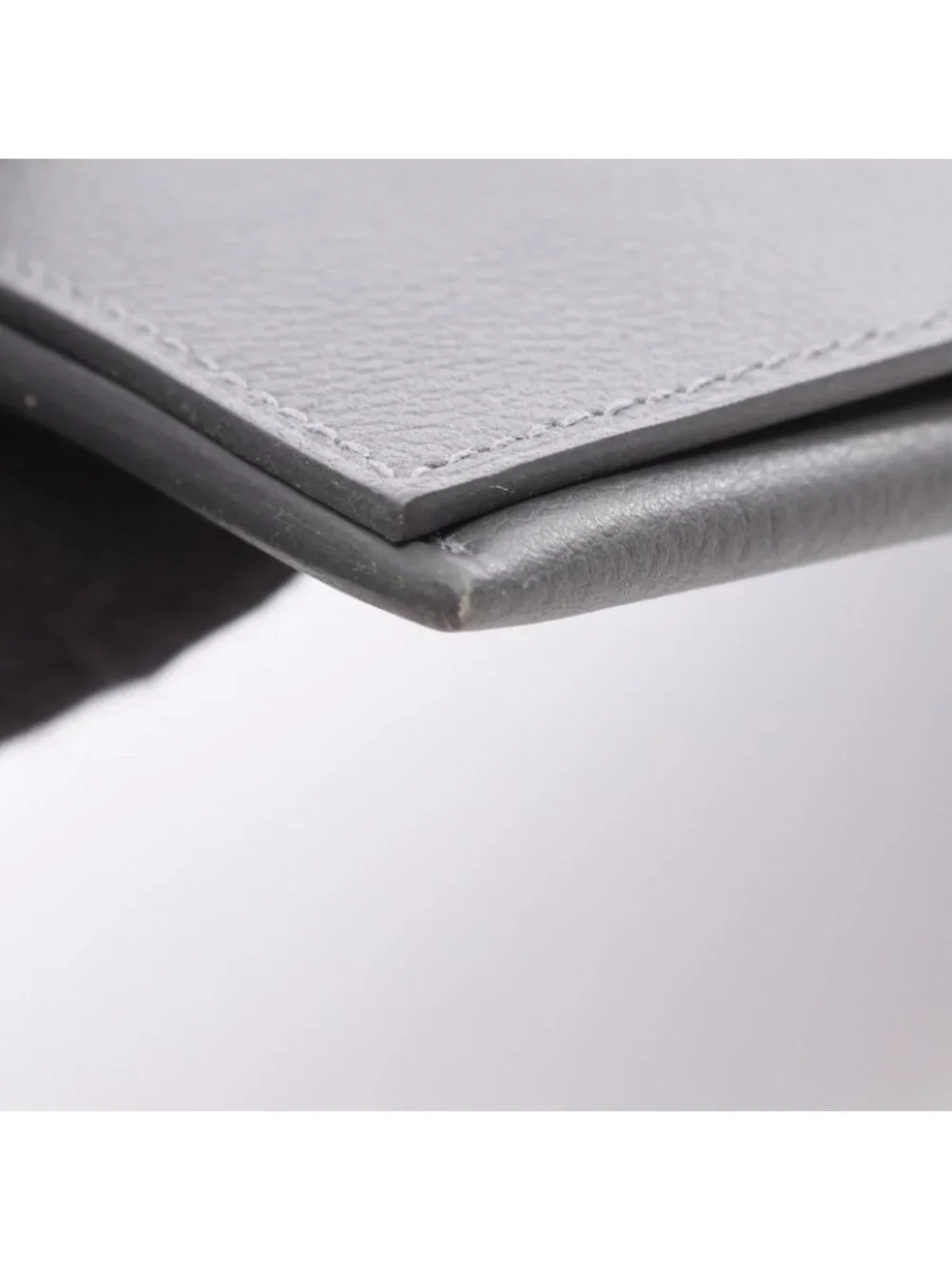Hermes Bifold Wallet M S Toutenmain Gris Meyer Leather